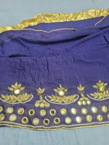 Embroidered Mirror Work Dupatta