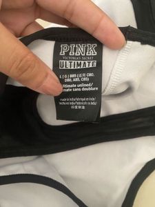 White &amp; Black Sports Bra
