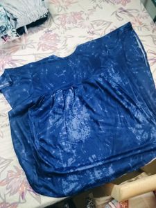 Blue Tie-Dye Top