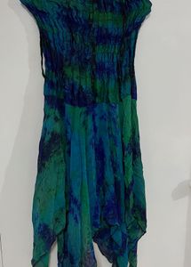 Bohemian Tie-Dye Maxi Dress