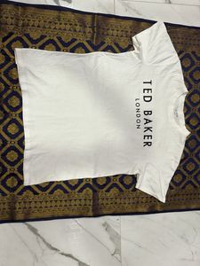 Ted Baker London White Graphic T-Shirt
