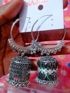 Ring Com Jhumka Earing