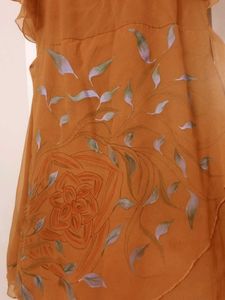 Beautiful Orange Ethnic Gown