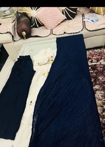 Embroidered Kurta Set with Palazzo Pants
