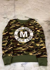 Camouflage Print Crewneck Sweatshirt