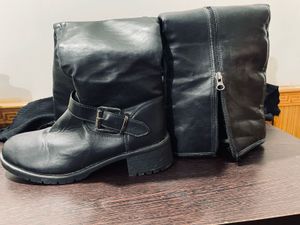 Truffle Knee-Length Elegant Black Boots