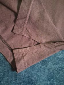 Brown V-Neck Tee