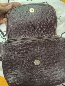 Textured Brown Wallet