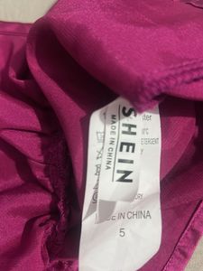 Pink Satin Mini Dress