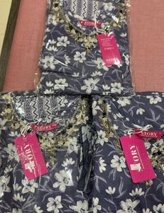 Story Floral Embroidered Kurta