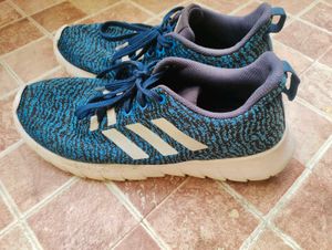 Adidas Blue Black Patterned Sneakers