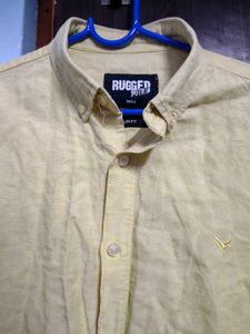 Rugged Men's Long Sleeve Button-Up Shirt