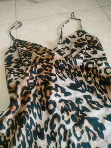 Leopard Print Slip Dress🪞🐆