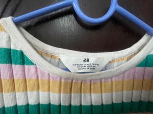 Striped Knit Tank Top