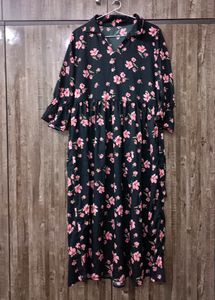 Black Floral One piece 👗