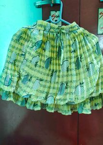 Pleated Mini Skirt