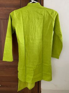 Bright Lime Green Kurta