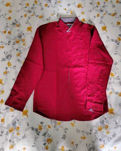 Red Casual Shirt