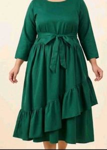 Perfect combo  Emerald Green /yellow floral
