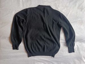 Classic Black Mock Neck Sweater