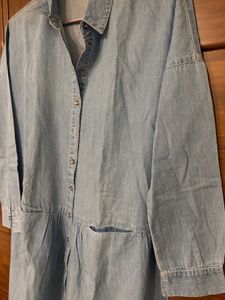 Denim oversized dress
