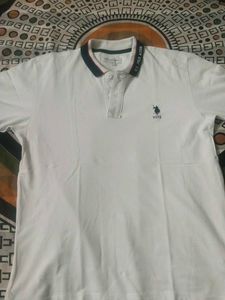 Men's US Polo Assn. White Pol