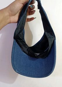 Denim Visor Hat