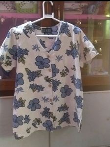 Beautiful Top With Wooden Functional Buttons