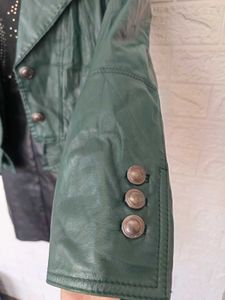 Imported Green Leather Jacket