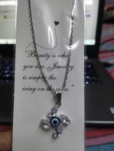 Evil Eye Silver Necklace