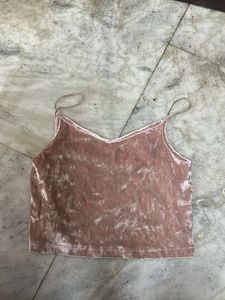 Velvet Camisole Top