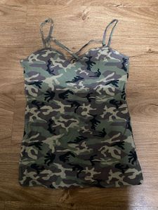 Vintage Camouflage Cami Tank Top