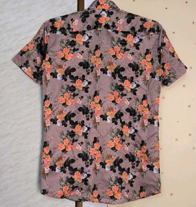 Mens Satin Floral Shirt 🍂