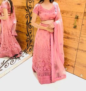 Elegant Pink Lehenga Choli