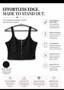 Combo- White sleeveless  and strappy black t