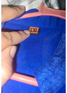 Vibrant Blue Ethnic Embroidery Kurti