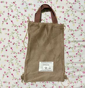 Mesh Drawstring Backpack