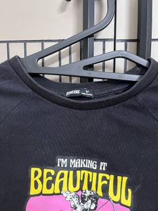 Graphic Crop Top - "Making It Beautiful"