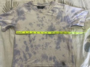 Mauve colour pleasing Tie-Dye Crop Top in Size S