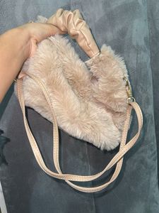 Chic Plush Shoulder Bag