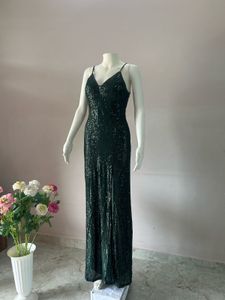 Sparkling Sequin green gown