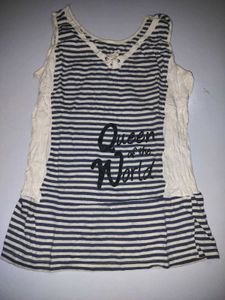🐟Striped Lace Trim Tank Top