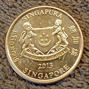 Singapore 20 Cents Coin