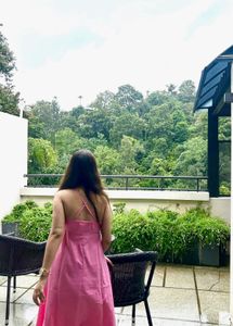 Vibrant Pink Maxi Dress