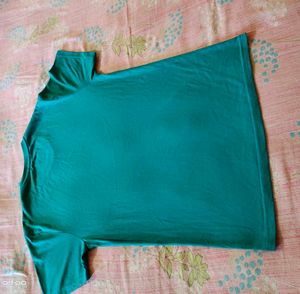 Teal Crew Neck Tee - XL