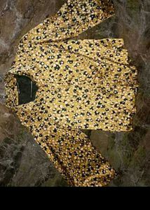 Stylish Leopard Print Button-Up Top