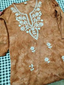 Elegant Embroidered Kurta top