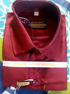 Thangamagan Maroon Shirt For 8yrs Old