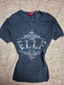 y2k baddie elle rhinestone top ☆
