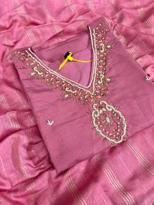 Embroidered Kurta with Dupatta Set